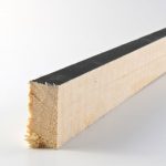 Kanthout Zwart, 18x34mm L=3000mm